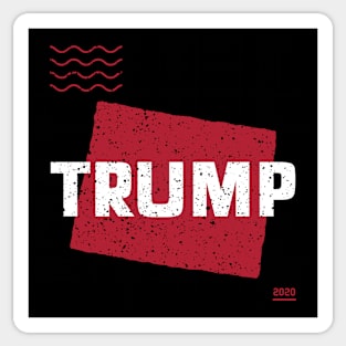 Trump Wyoming 2020 - Red Wave, Red State Sticker